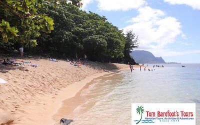Hideaway Beach Kauai (this can be a dangerous beach for swimming)